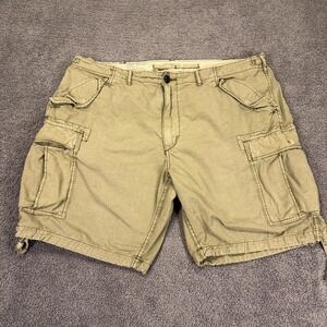 Polo Ralph Lauren Cargo Shorts Mens 42 Olive Short Relaxed Drawstring Utility